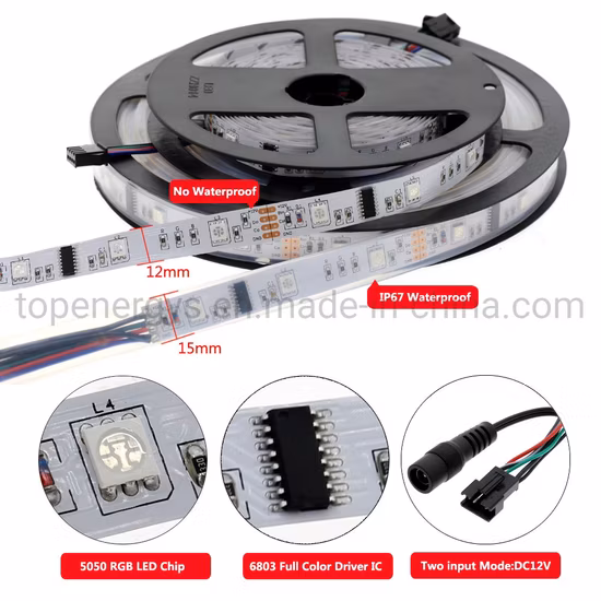 Horse Race Light Dream Color RGB Runing Changeable LED Strip 5050 5m 150 LEDs + 133 Program RF Controller + Adapter.