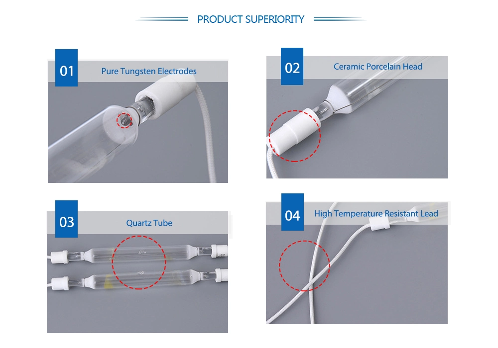 High Output UV Curing Lamp Tube UV Light UV Germicidal Ultraviolet Lamps