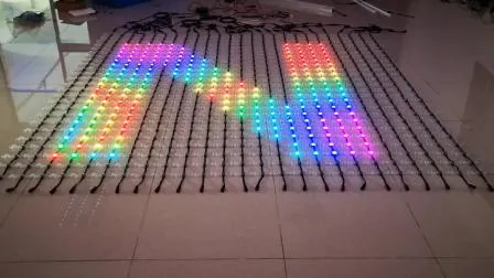 12VDC RGB LED フレキシブルネットメッシュスクリーンピクセルライト