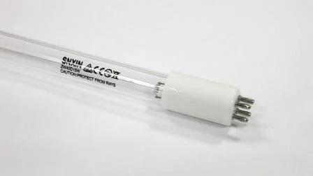 中国製 UVC ライトシングルエンド 4 ピン水処理 21W 254nm T5 UV 殺菌ランプ交換用ライト